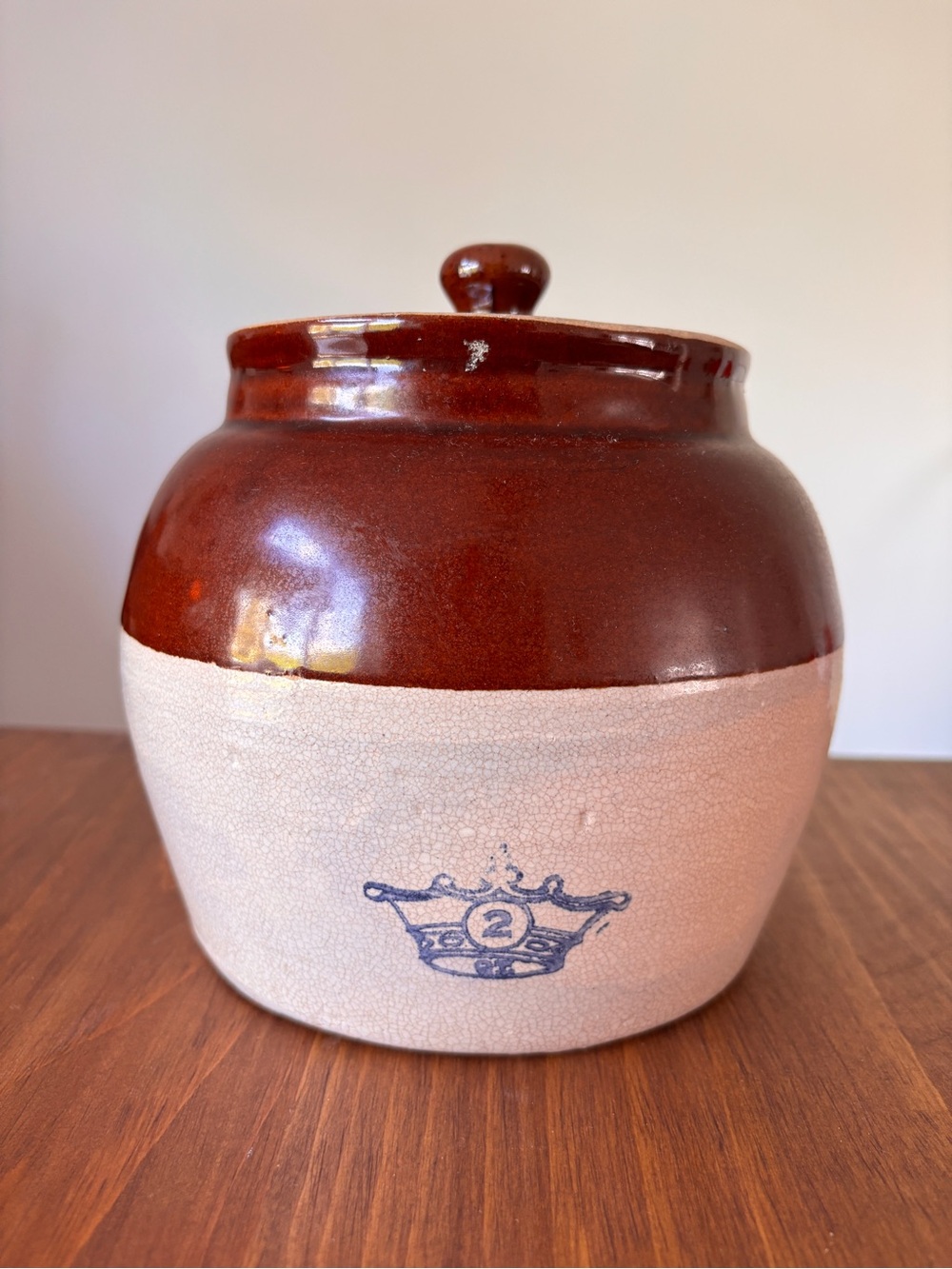 Stoneware Bean/Crock Pot